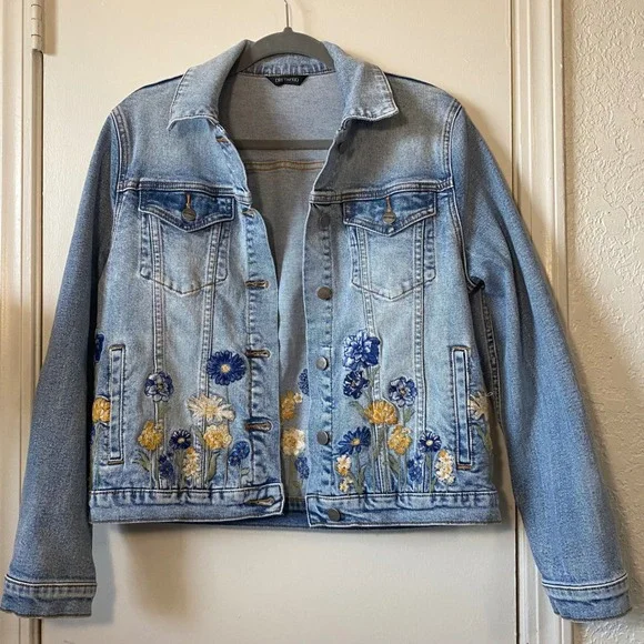 Driftwood Denim Jacket Dahlia - Picture 2 of 13